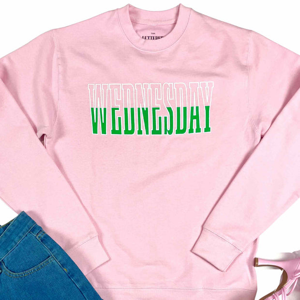 Wednesday Sweatshirt In Light Pink