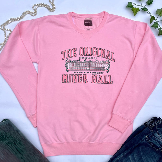 Original Miner Hall Sweatshirt In Pink